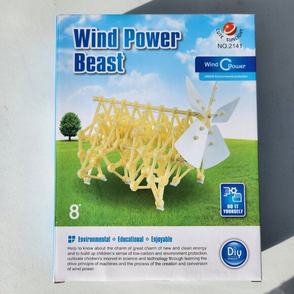 NEW STEM Wind Power Automaton Toy Science Energy Project Craft Kit Brand new FAS - Picture 9 of 16